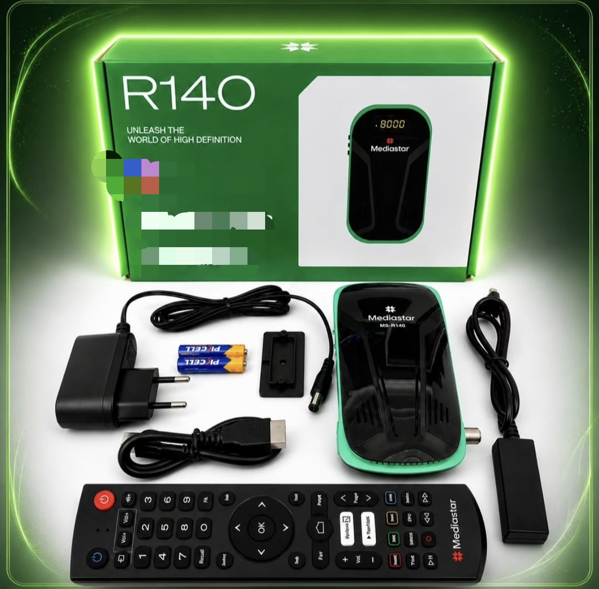 گیرنده رسیور مدیا استار فول اچ دیR140